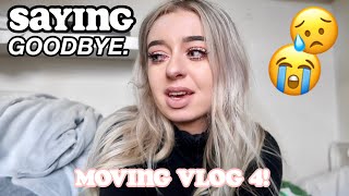 MOVING VLOG 4 AN EMOTIONAL FINAL DAY IN MY HOUSE [upl. by Sisxela]