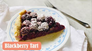 Blackberry Tart  Vegan Dessert [upl. by Eiromem]