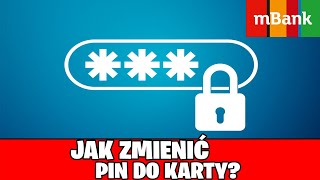 Gdzie zmienić lub usunąć pin w karty kredytowej w mbanku Jak zmienić pin do karty mbank [upl. by Rialcnis2]