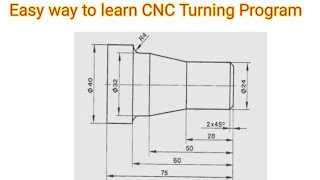 CNC Turning Programming  Basic CNC Programming for turning  CNC Lathe Programming  CNC [upl. by Rehpotsirhc]