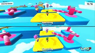 Wii2PLAY VS KoampBros STUMBLE GUYS again  SWITCHing Perspectives Splitscreen Shenanigans [upl. by Lanos]