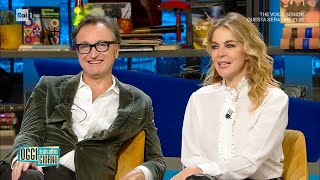 Claudia Gerini e Mauro Gioia a teatro nel nome di Pasolini  Oggi è un altro giorno 20012023 [upl. by Civ189]