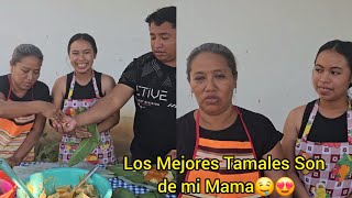 Despidiendo el año 2023 Haciendo Unos deliciosos tamales🥰🤤Mi Mamá Les Cuenta algo😱 [upl. by Lotty]