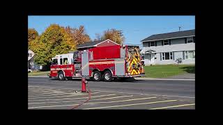 Fire Call of Engine 1 Oromocto Fire Department  Oct 19 2024 [upl. by Sharpe]