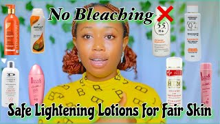 BEST amp SAFE LIGHTENING BODY LOTIONS FOR FAIR SKIN Lightening creams without side effectsJoy Ababah [upl. by Eseila]