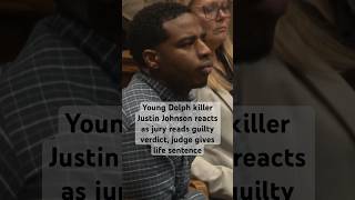 Young Dolph killer reacts as he is read a guilty verdict and life sentence shorts youngdolph [upl. by Aiceila326]