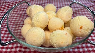 PÃO DE QUEIJO COM POLVILHO DOCE E AZEDO  NÃO MURCHA RECEITAS DE VÓ [upl. by Kcyred38]