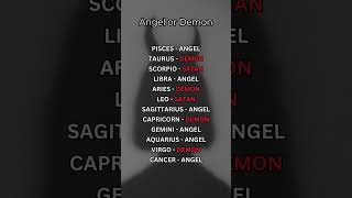 Angel or Demon astrology zodiac [upl. by Antonietta768]