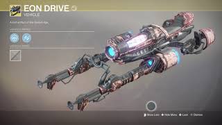 Destiny 2 Warmind  EON DRIVE  Exotic Sparrow [upl. by Comstock]