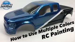 How to Paint your RC Body with Multiple Colors  Pactra Paint Series EP4 [upl. by Stacee]