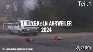 Rallye Köln Ahrweiler 2024 Teil1 Pure SoundActionDrifts And mistakes [upl. by Dnallor]