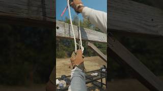 Lesson of the day Tying a “Clove Hitch” knot [upl. by Elo]