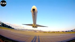 INSANELY LOW MD80 TAKEOFF FROM ST MAARTEN PRINCESS JULIANA AIRPORT [upl. by Hepzi]