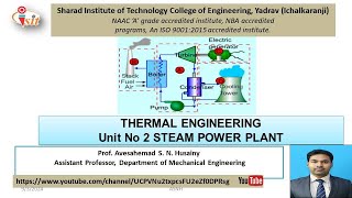 Basic components of steam power plant and cycles [upl. by Ijuy491]