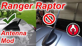 Ranger Raptor Stubby Antenna Mod [upl. by Yelruc]