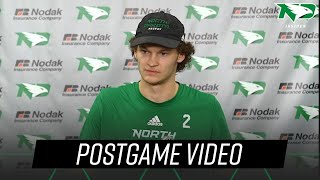 UND Hockey  Bennett Zmolek Postgame Press Conference  111823 [upl. by Stephi297]