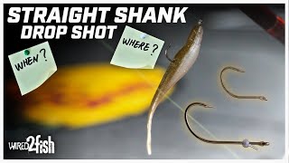 Benefits of Drop Shot Fishing with Straight Shank Hooks [upl. by Corsiglia334]