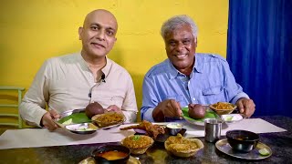 Meeting Famous Actor ASHISH VIDYARTHI Over Delicious Gowda Cuisine At GOWDARA MUDDE MANE Bengaluru [upl. by Ydnil]