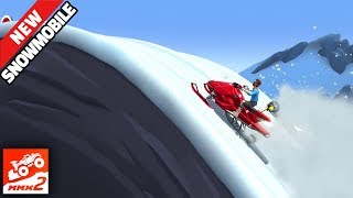 MMX Hill Dash 2 New Vehicle SNOWMOBILE Android Gameplay [upl. by Dorraj72]