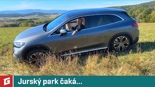 MercedesBenz EQE 500 4MATIC SUV  TEST  TRAILER ASSIST  GARAZTV  Rasťo  Vašo  Šulko [upl. by Enahsal]