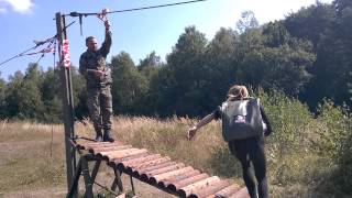 Armyrun Vyškov 2015 lana lanovka [upl. by Jessi258]