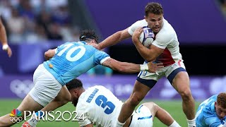 France v Uruguay  Paris Olympics 2024 Mens Rugby Highlights  NBC Sports [upl. by Sixla282]