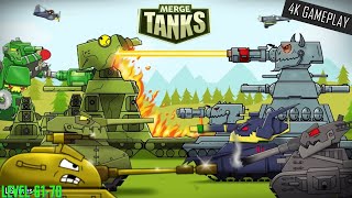 Merge Master Tanks Tank Wars Lv6170 Gameplay [upl. by Atikcir]