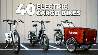 40 Electric Cargo Bikes of The Year [upl. by Koorb]