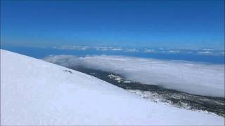 Descente à ski du Teide  Tenerife [upl. by Fredelia]