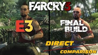 Far Cry 3  E3 vs Retail  Direct Comparison [upl. by Itnava]