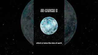 55 CANCRI E  THE DIAMOND PLANET  planets space unique share [upl. by Maro626]