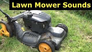 Lawn Mower  Sound Effect Collection [upl. by Ahon]