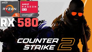 CounterStrike 2  R5 5600G  RX 580 8GB  1080p Low Settings [upl. by Annis]