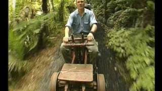 Bush tramway Waitakere Ranges Auckland [upl. by Ahsenev]