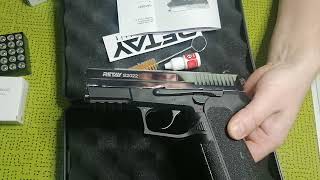 СХП пистолет Retay S2022 Sig Sauer никель кал9mm PAK  Внешний вид [upl. by Lemor]