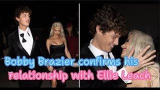 BBC Strictly Come Dancings Bobby Brazier finally confirms relationship status with Ellie Leach [upl. by Gerger]