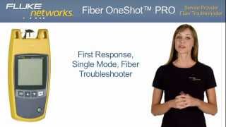 Fiber OneShot PRO  Fiber Testing By Fluke Networks [upl. by Cas787]