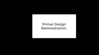 PCR Primer Design Virtual PCR and Ligation in Benchling [upl. by Malek]