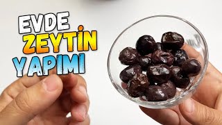 Evde Siyah Zeytin Nasıl Yapılır [upl. by Emilee]