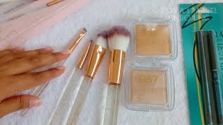 make up brush  highlighter  Lakme kajal makeupbrush highlighter lakmekajal unboxing trending [upl. by Ecirtnahc]