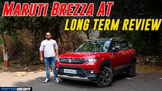 Maruti Brezza Long Term Review  NigglesMileageComfortPerformance  MotorBeam [upl. by Yelnoc]