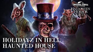 Holidayz In Hell Halloween Horror Nights at Universal Studios [upl. by Anitreb]