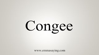 How To Say Congee [upl. by Maryn290]