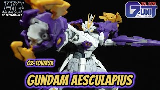 PBandai HGAC Gundam Aesculapius Review  Gundam Wing Dual Story GUnit [upl. by Bordiuk]