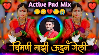 ज्याची होती त्यानीच नेली  Chimani Mazi Udun Geli  Mazi Sonyachi Bhauli  Active Pad Mix Dj Balaji [upl. by Roswald]