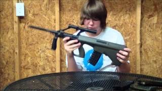 ASG Licensed Steyr AUG A1 Airsoft AEG Rifle review by TheJCAirsofters [upl. by Schluter131]