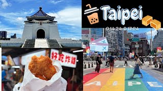 VLOG Solo Trip to Taipei 🇹🇼  ximending nanjichang night market chiang kai shek eats cafe [upl. by Oisangi]