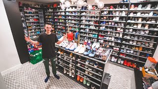 17 Year Old Shows Huge 1000000 Sneaker Collection [upl. by Malsi745]