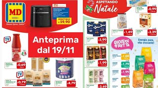 volantino MD dal 19 novembre all1 dicembre Stiamo aspettando il Natale [upl. by Neelac]