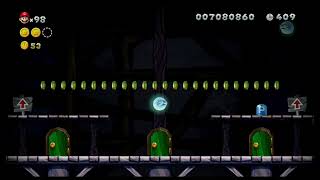 Swaying Ghost House All Star Coins  Frosted Glacier Ghost House  New Super Mario Bros U Deluxe [upl. by Tnahsarp798]